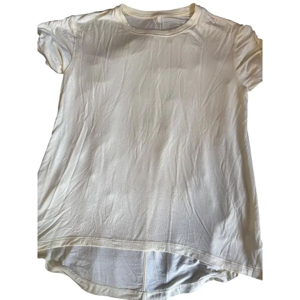 AMERICAN EAGLE soft & sexy shirt - size XS - yellow